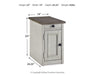 Bolanburg Chairside End Table with USB Ports & Outlets - BWO Furniture & Mattresses