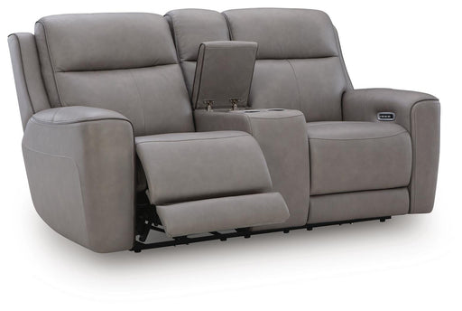 5Z-Comfort Power Reclining Loveseat with Console - BWO Furniture & Mattresses