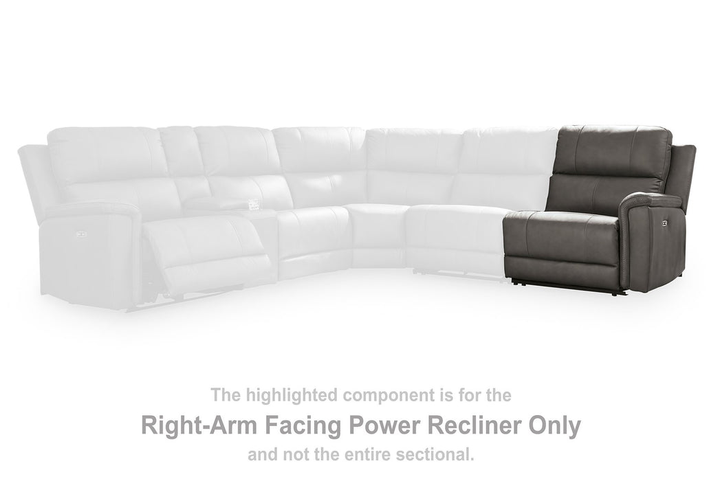 Bleckley Power Reclining Sectional - BWO Furniture & Mattresses