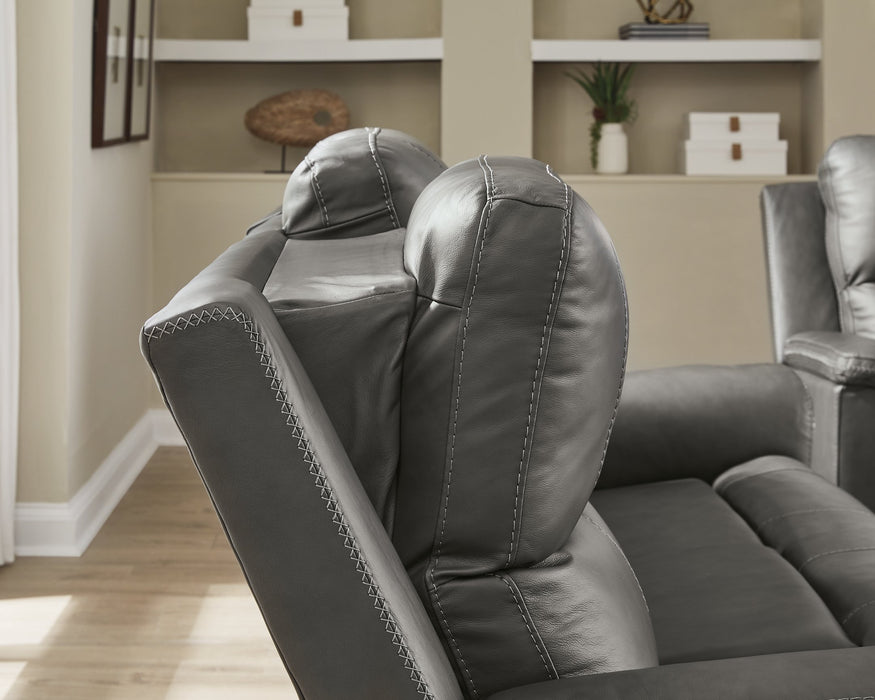 Bleckley Power Reclining Loveseat with Console - BWO Furniture & Mattresses