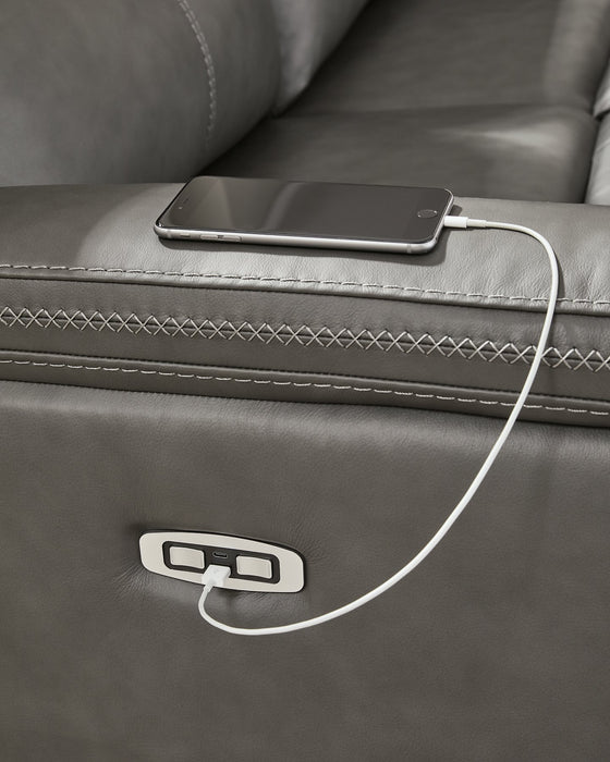 Bleckley Power Reclining Sectional - BWO Furniture & Mattresses