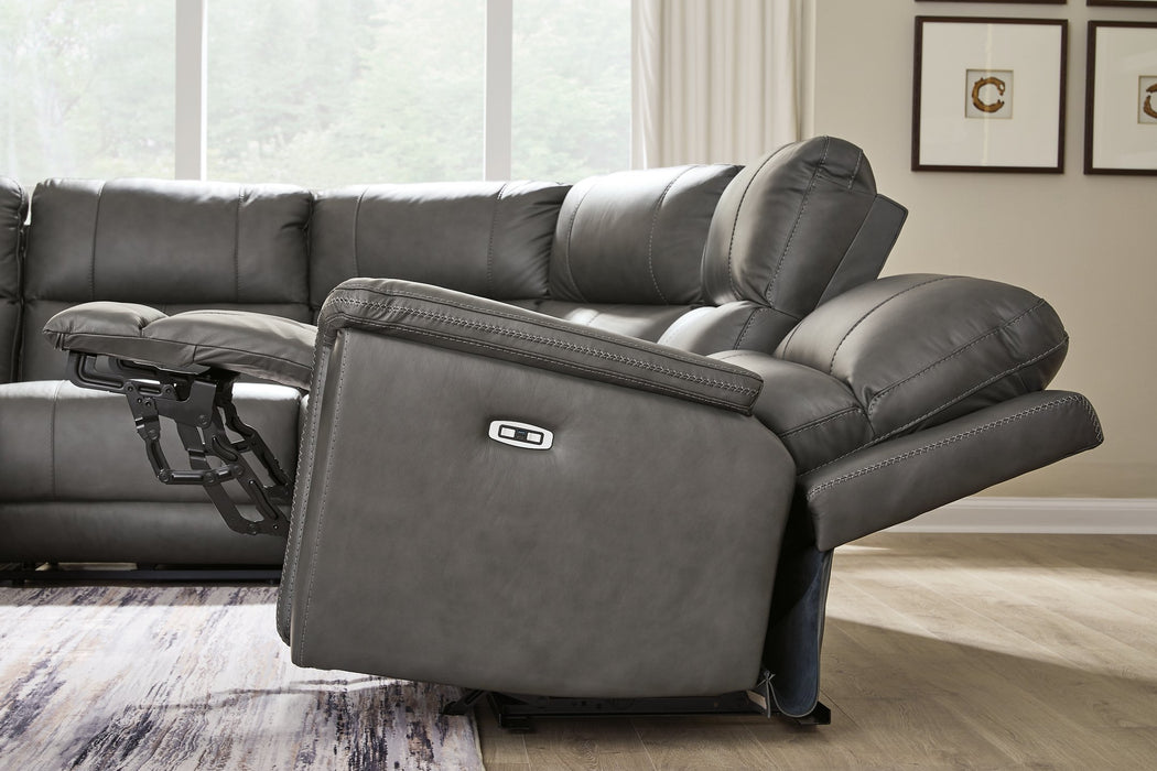 Bleckley Power Reclining Sectional - BWO Furniture & Mattresses