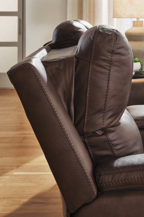 Bleckley Power Reclining Loveseat with Console - BWO Furniture & Mattresses