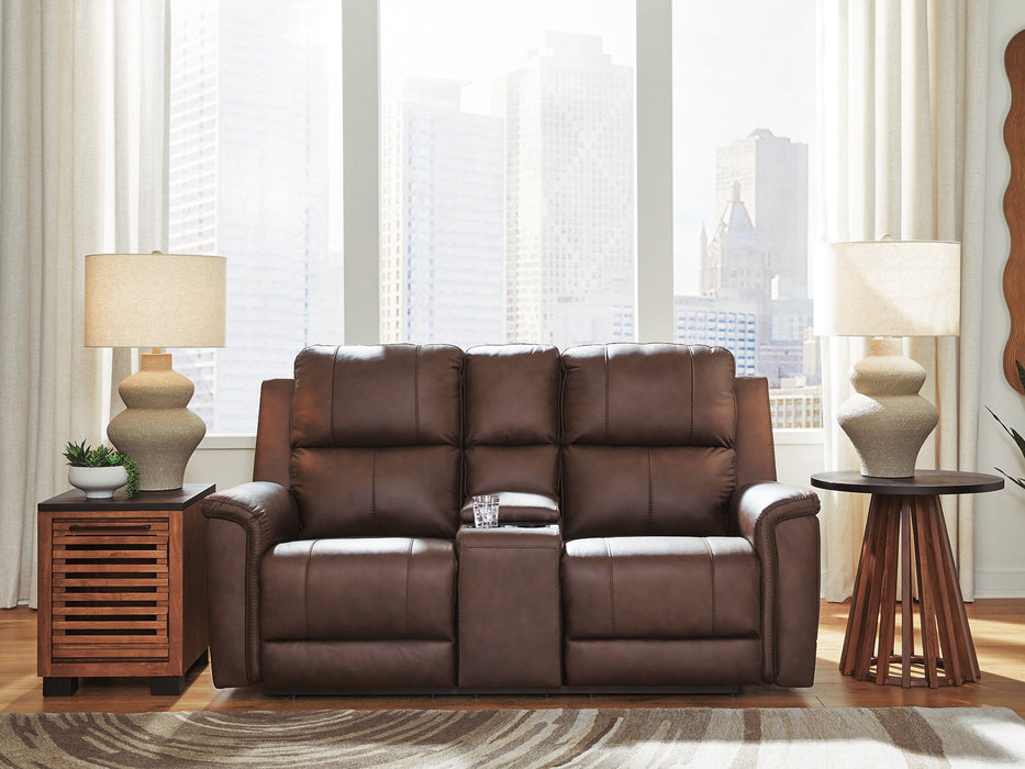 Bleckley Power Reclining Loveseat with Console - BWO Furniture & Mattresses