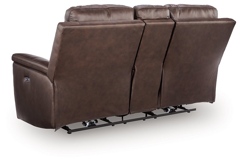 Bleckley Power Reclining Loveseat with Console - BWO Furniture & Mattresses
