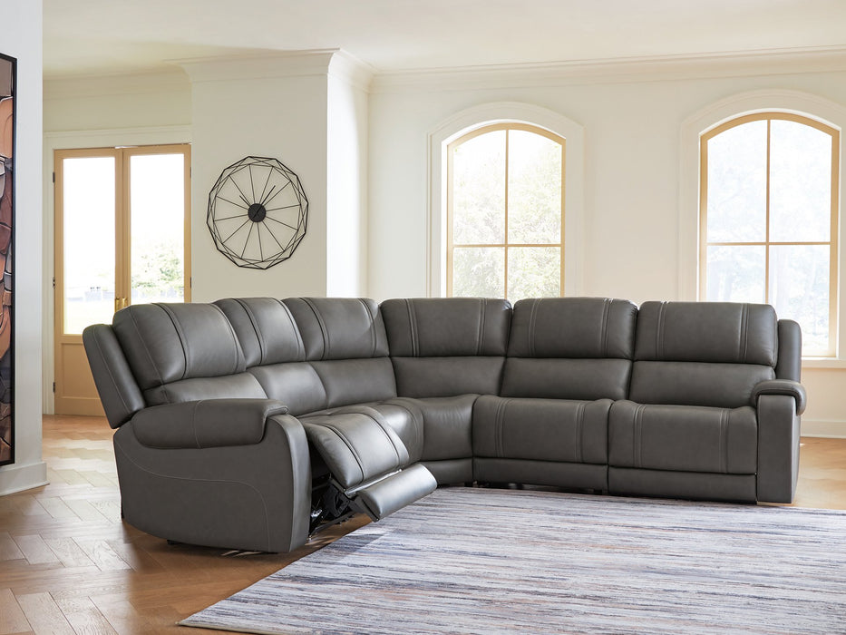 5Z - Pittson Power Reclining Sectional - BWO Furniture & Mattresses