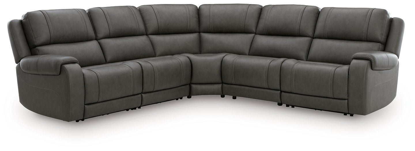 5Z - Pittson Power Reclining Sectional - BWO Furniture & Mattresses