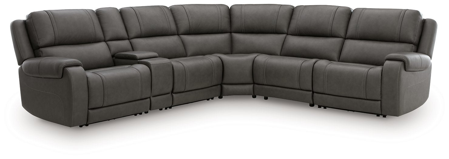 5Z - Pittson Power Reclining Sectional - BWO Furniture & Mattresses