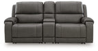 5Z - Pittson Power Reclining Sectional Loveseat with Console - BWO Furniture & Mattresses