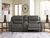 5Z - Pittson Power Reclining Sectional Loveseat with Console - BWO Furniture & Mattresses