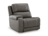 5Z - Pittson Power Reclining Sectional Loveseat - BWO Furniture & Mattresses
