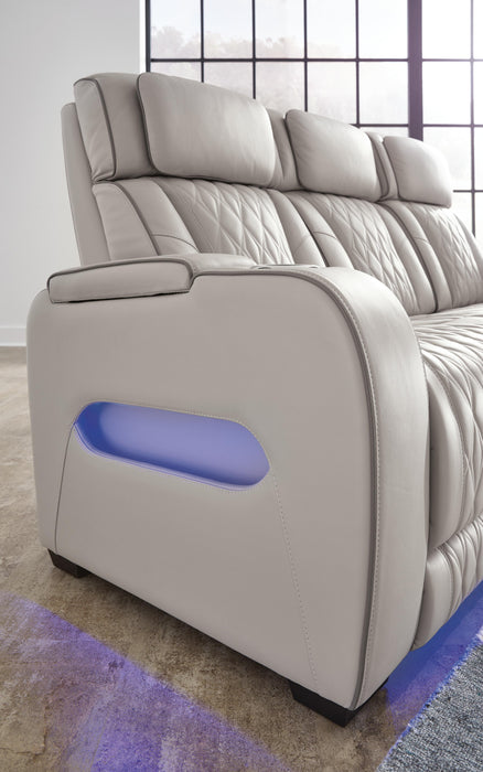 Boyington Power Reclining Loveseat with Console - BWO Furniture & Mattresses