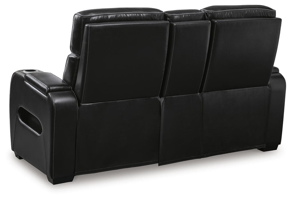 Boyington Power Reclining Loveseat with Console - BWO Furniture & Mattresses