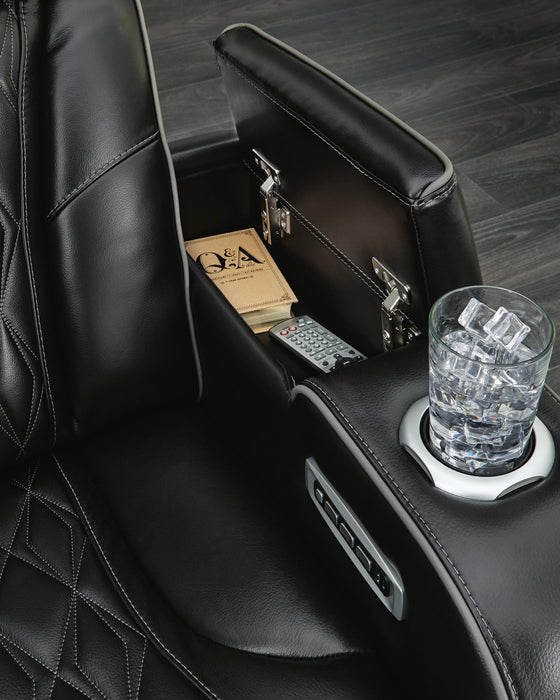 Boyington Power Reclining Loveseat with Console - BWO Furniture & Mattresses