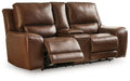 DeepWakes Power Reclining Loveseat with Console - BWO Furniture & Mattresses
