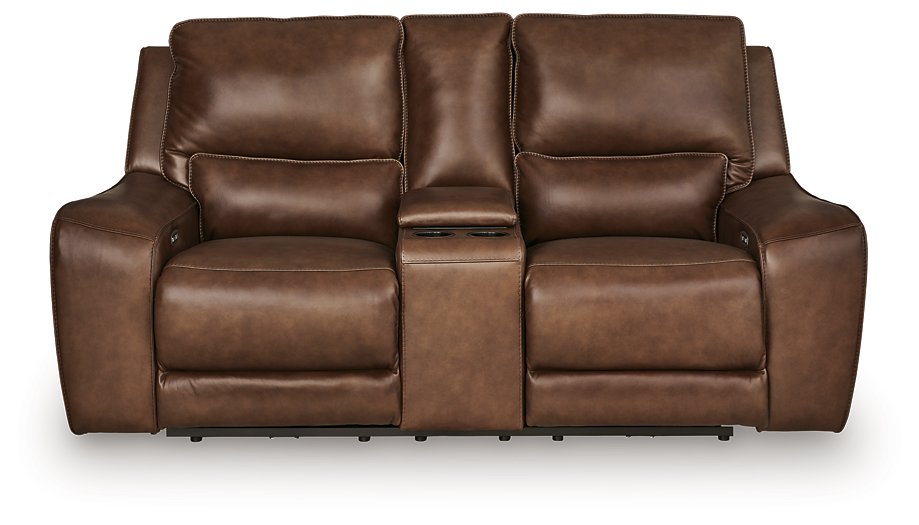 DeepWakes Power Reclining Loveseat with Console - BWO Furniture & Mattresses