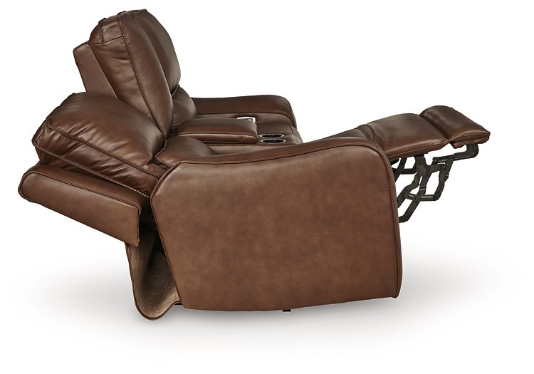 DeepWakes Power Reclining Loveseat with Console - BWO Furniture & Mattresses