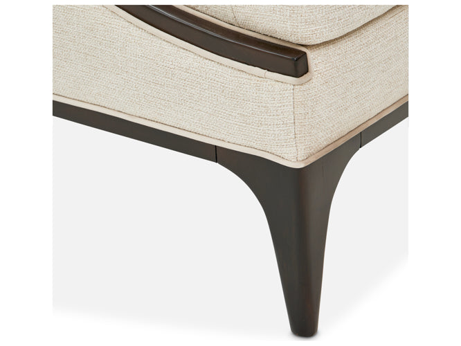 AICO Paris Chic Chair Cremini in Espresso