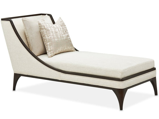 AICO Paris Chic Armless Chaise Cremini in Espresso image