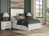 Ashley Savonport Full Panel Bed with Storage — Plus