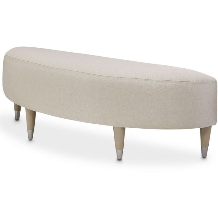 AICO Eclipse Bed Bench in Moonlight