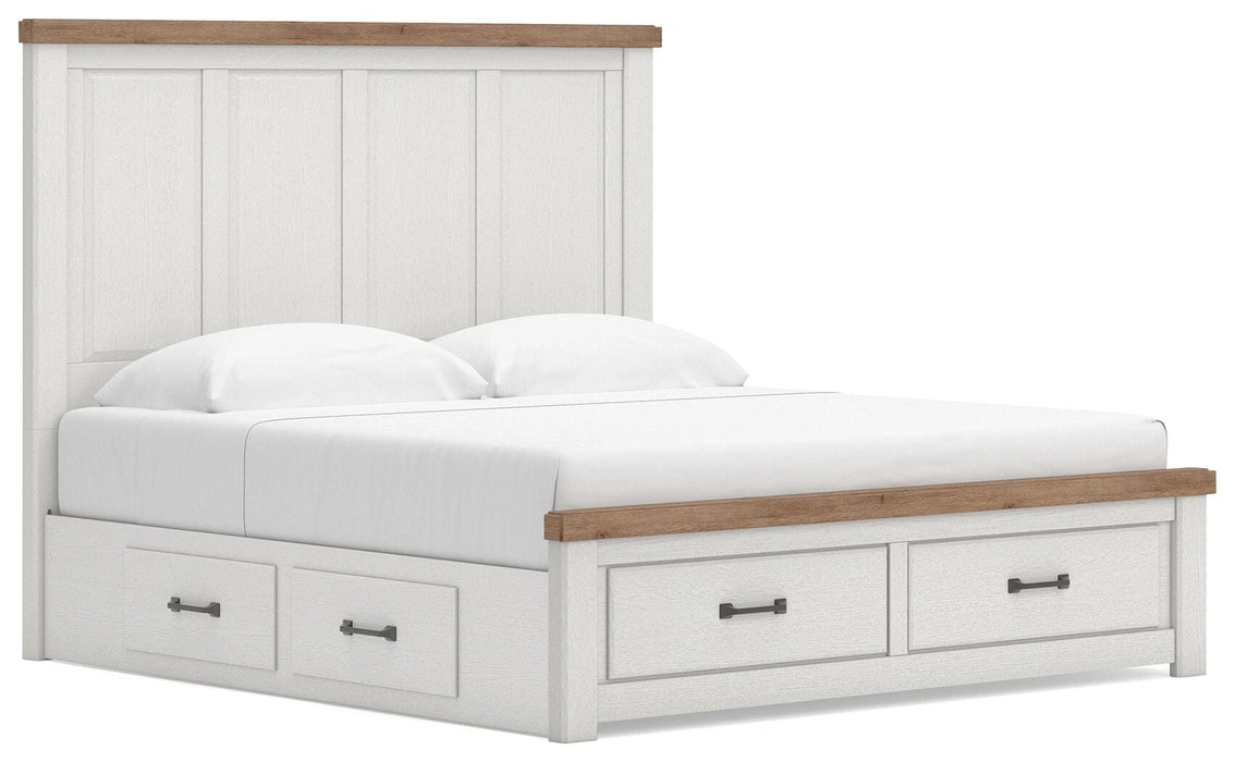 Ashley Savonport King Panel Storage Bed