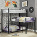 Aubrey Sand Black Twin Triple Decker Bed image