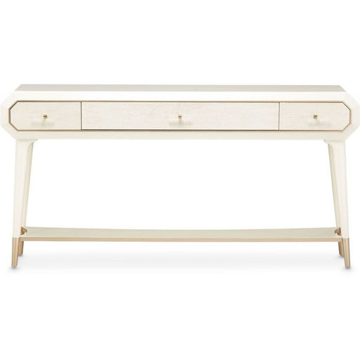 AICO La Rachelle Console Table in Medium Champagne image
