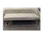 AICO Furniture Tulip Decorative Upholstered Bench with Metal Leg image