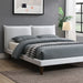 Verwood E.King, Full, & Queen Bed Gray & Light Gray - BWO Furniture & Mattresses