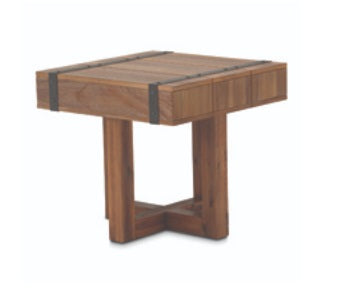 AICO Furniture BrooklynWalk Rectangular Cocktail Table in BurntUmber image
