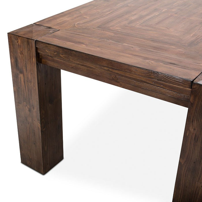 Aico Carrollton Rectangular Dining Table in Rustic Ranch