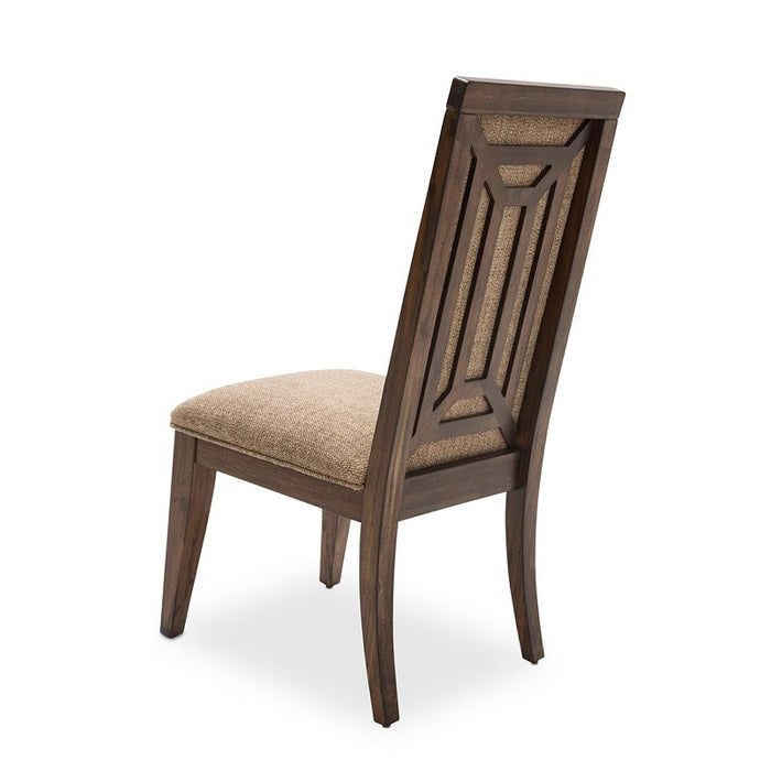 Aico Carrollton Side Chair (Set of 2) in Rustic Ranch
