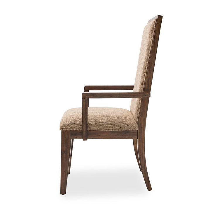 Aico Carrollton Arm Chair (Set of 2) in Rustic Ranch