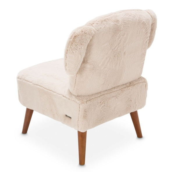 AICO Furniture A La Carte Puppy Armless Chair in Capri