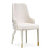 AICO Furniture Carmela Dining Arm Chair (Set of 2) in Shimmer Ivory image
