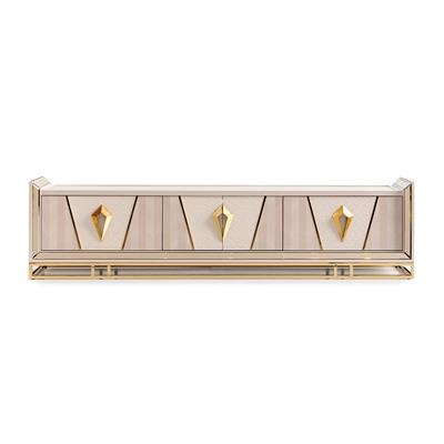 AICO Carmela Media Cabinet in Shimmer Ivory image