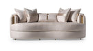 AICO Carmela Sofa Almond in Shimmer Ivory image