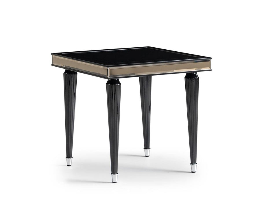 AICO La Francaise Side Table in Black Ice