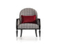 AICO La Francaise Accent Chair in Domino/Black image