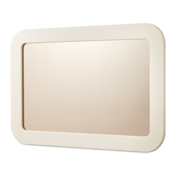 AICO Furniture Wall Mirror in Silken Matte Cream image