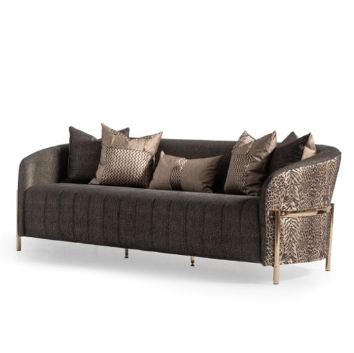 AICO Furniture Lisbon Sofa in Onyx Gold image