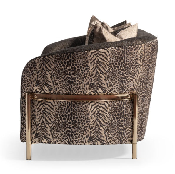 AICO Furniture Lisbon Sofa in Onyx Gold