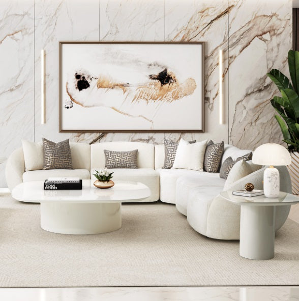 AICO Furniture Le Montreaux Corner Unit in Gardenia