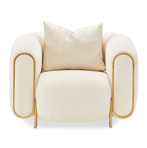 AICO Furniture Sassani Chair Crepe in Gold image