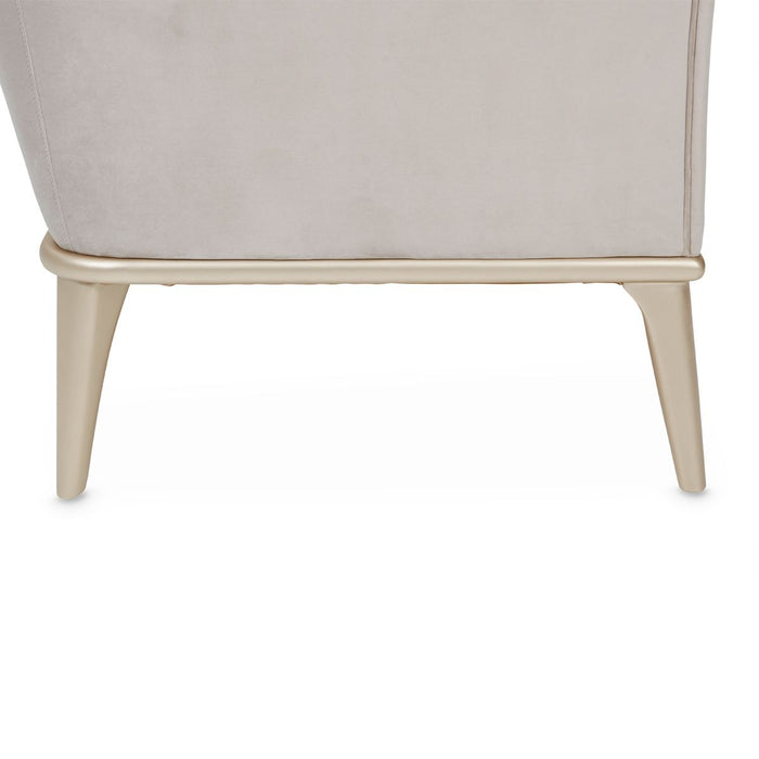 AICO Yvette Sofa in Porcini Medium Champagne