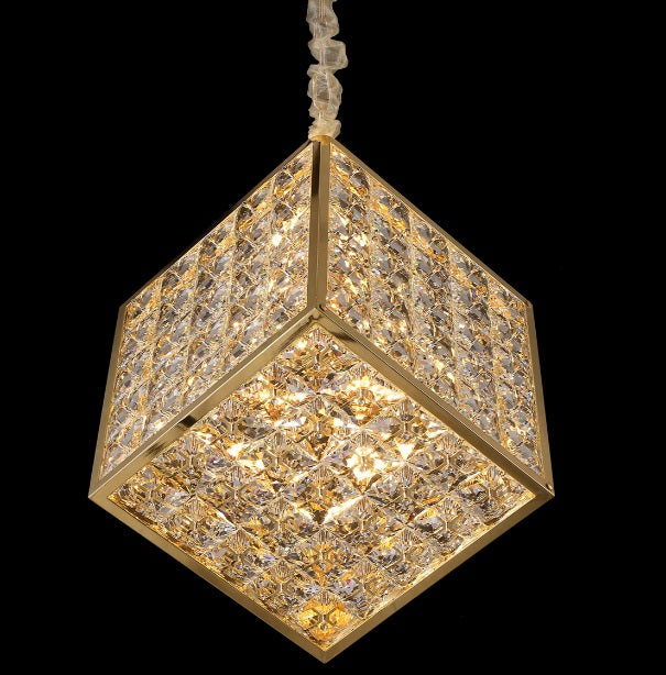 AICO Furniture Lighting Large Cubes Chandelier image