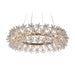 AICO Furniture Lighting Bouquet 12 Light Oblong Chandelier in Gold image