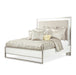 AICO Marquee Cal King Panel Bed in Cloud White image
