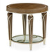 AICO Villa Cherie End Table in Hazelnut image